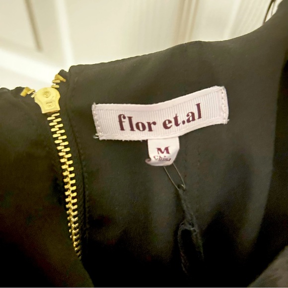 FLOR ET.AL
JACKSON RUFFLED ONE SHOULDER MOIRE CROP TOP - Picture 5 of 8